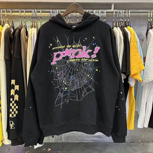 Sp5der Hoodies & Sweatshirts Spiderweb Graphic Hoodie product detail image 16