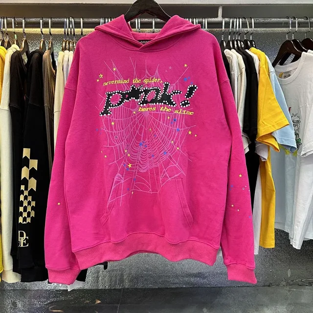 Sp5der Hoodies & Sweatshirts Spiderweb Graphic Hoodie product detail image 17