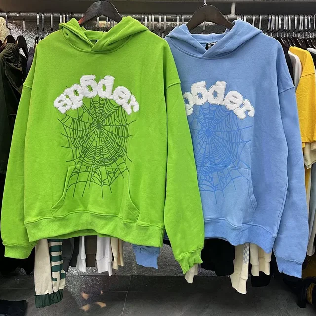 Sp5der Hoodies & Sweatshirts Spiderweb Graphic Hoodie product detail image 10