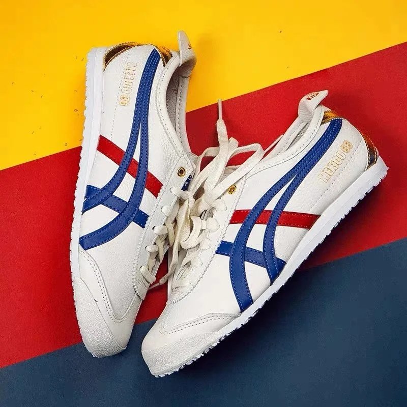 Onitsuka Tiger Mexico 66 White Leather Sneakers