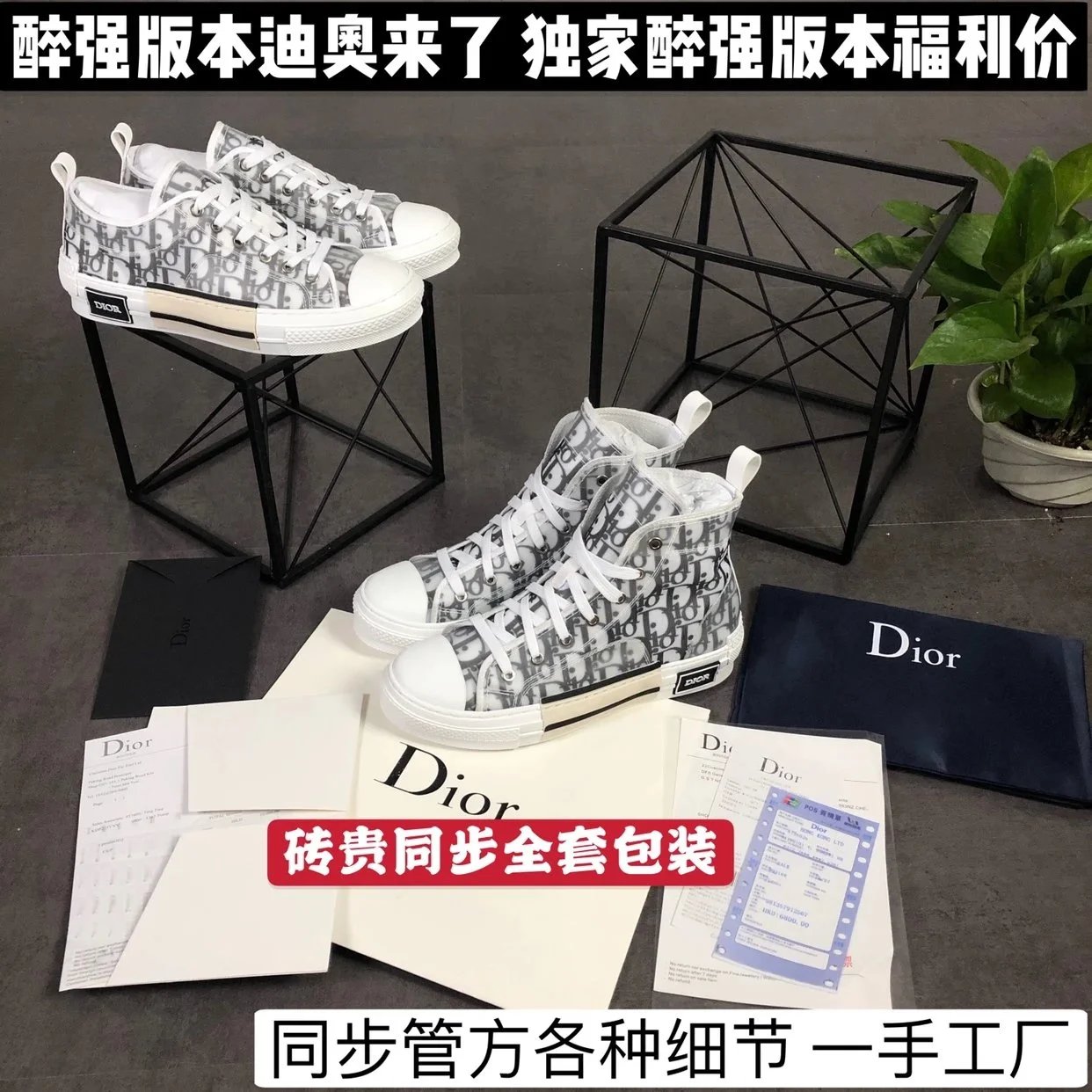 Dior B23 High Top Sneakers