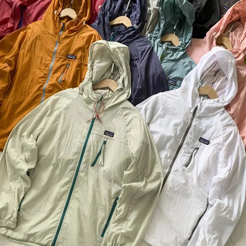 Patagonia Houdini Jacket Pink with Purple Zippers Windbreaker Outerwear.windbreaker - 4