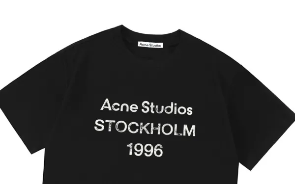 Acne Studios Stockholm 1996 Navy T-Shirt - 5