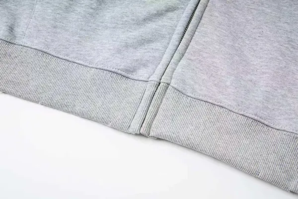 Supreme Archive Logo Zip-Up Hoodie Gray - 13