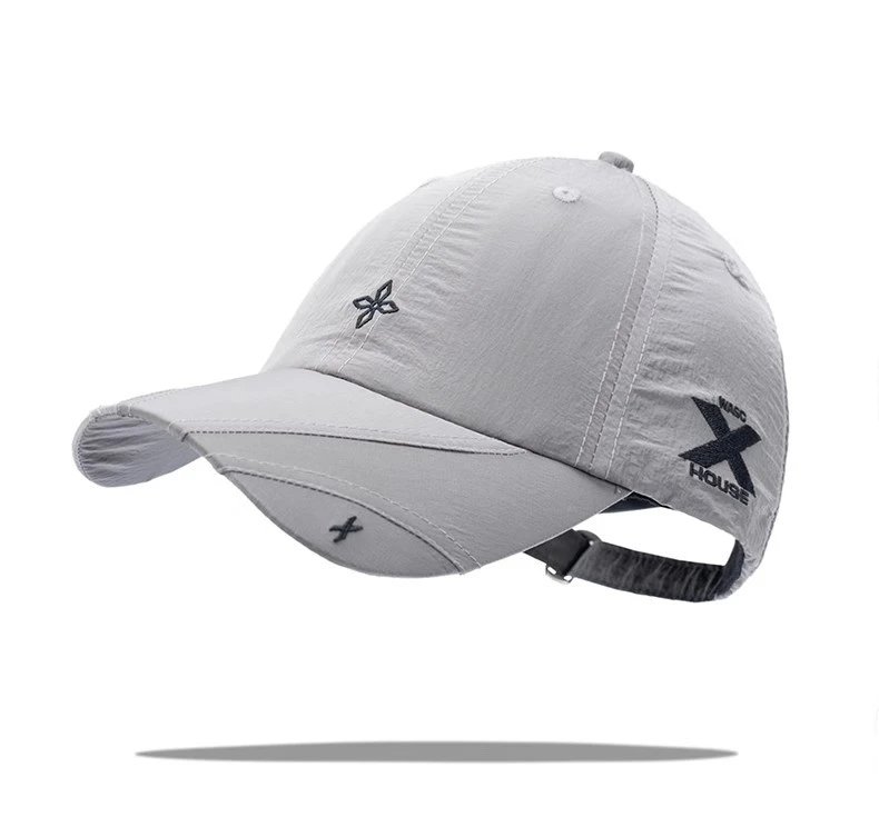 Design Structured Embroidered Baseball Cap Gray - 17