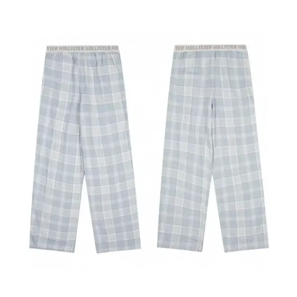 Design Floral Print Wide-Leg Pajama Pants White Sleepwear - 69