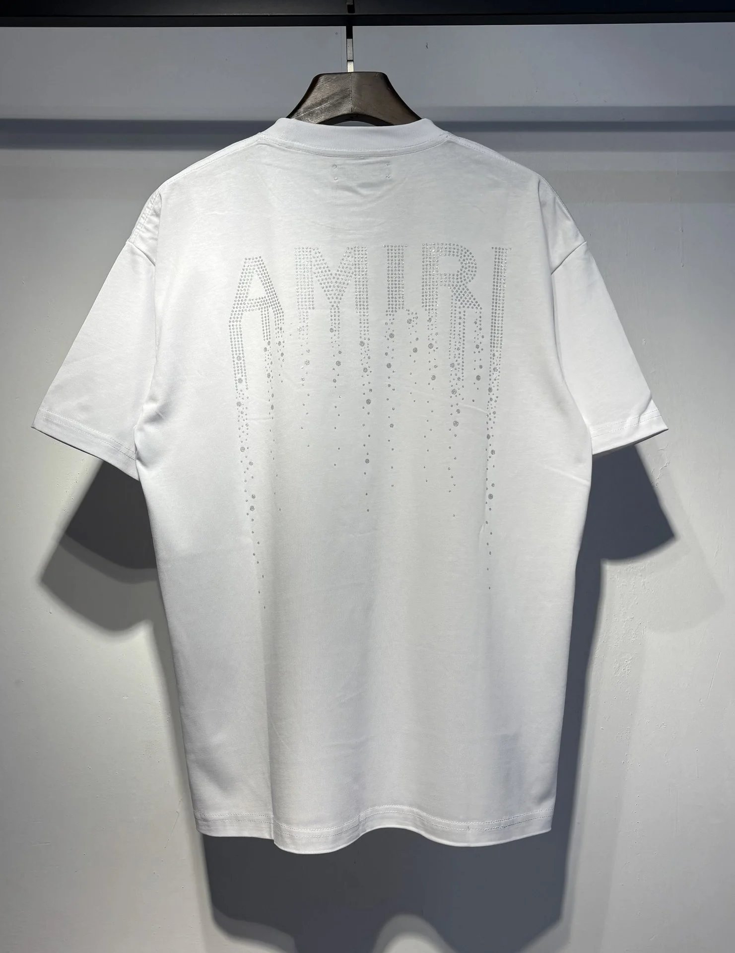 Amiri Logo Embroidered Black Polo with White Trim Polo Shirt - 14