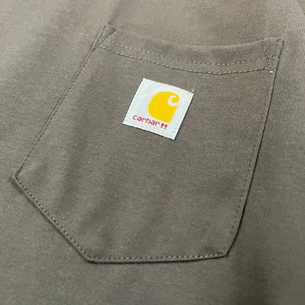 Carhartt Work In Progress Carhartt WIP Pocket T-Shirt Light Blue T-Shirt T-Shirts - 28