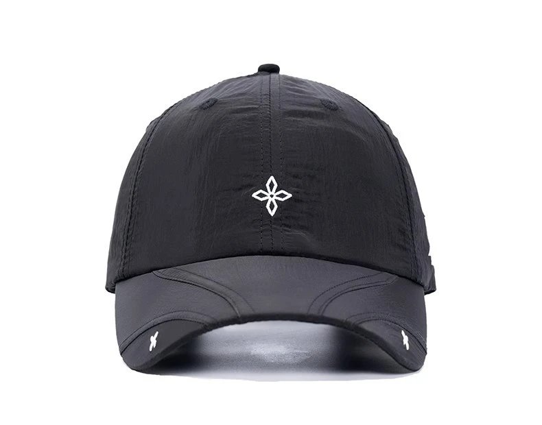 Design Structured Embroidered Baseball Cap Gray - 24