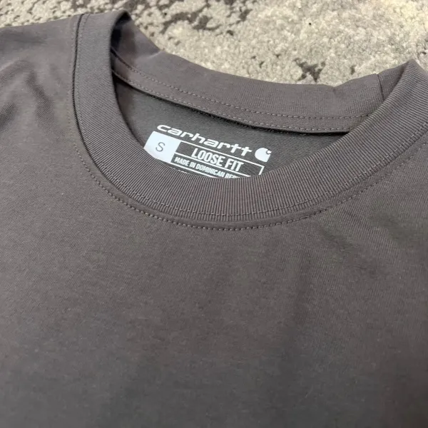 Carhartt Work In Progress Carhartt WIP Pocket T-Shirt Light Blue T-Shirt T-Shirts - 32