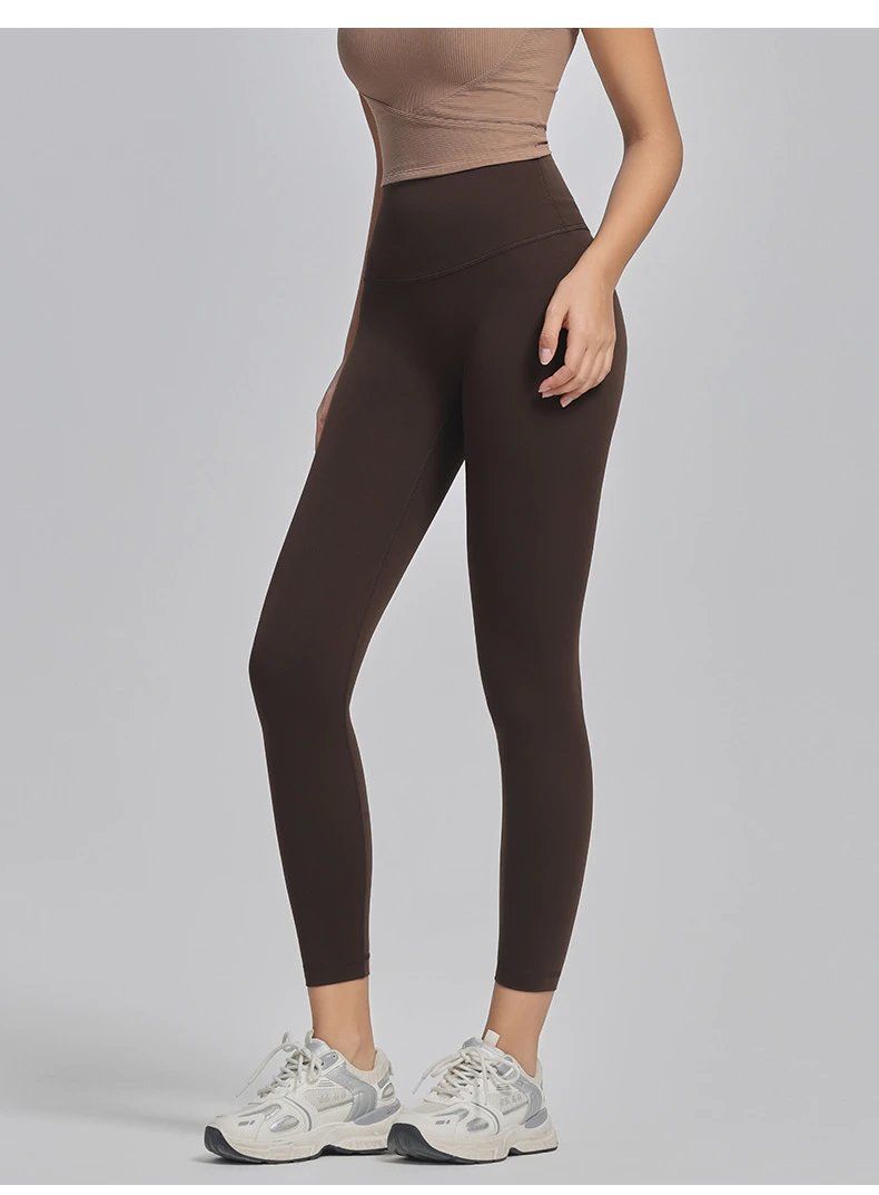 Alo High-Waisted Seamless Leggings Charcoal Gray Leggings - 7