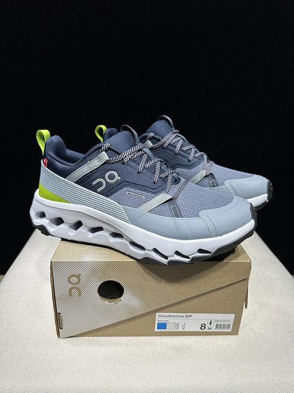On Cloudmonster Light Gray Orange Sneakers Running Shoes - 20