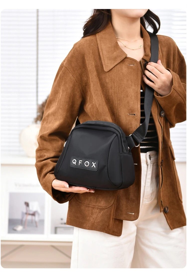 Design QFOX Mini Crossbody Bag Beige Crossbody Bags - 33