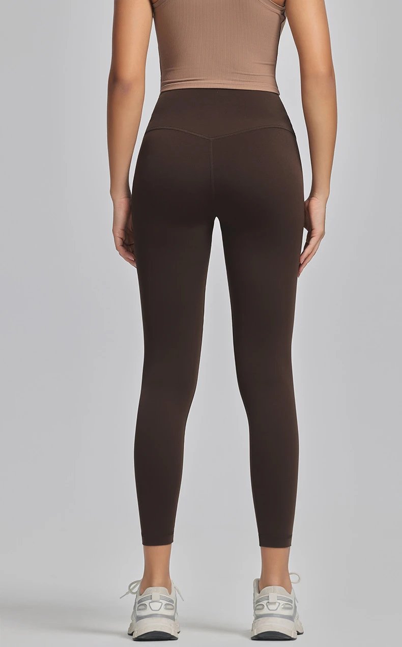 Alo High-Waisted Seamless Leggings Charcoal Gray Leggings - 19