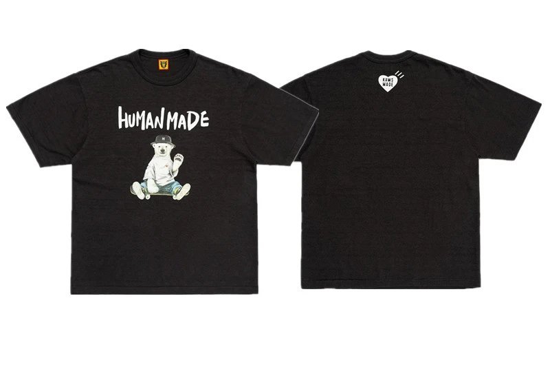 Human Made x KAWS Human Made Black T-Shirt - 28