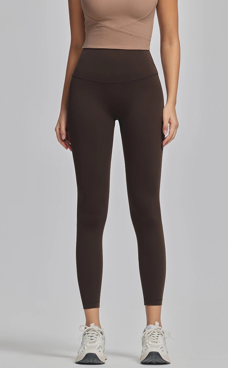 Alo High-Waisted Seamless Leggings Charcoal Gray Leggings - 22