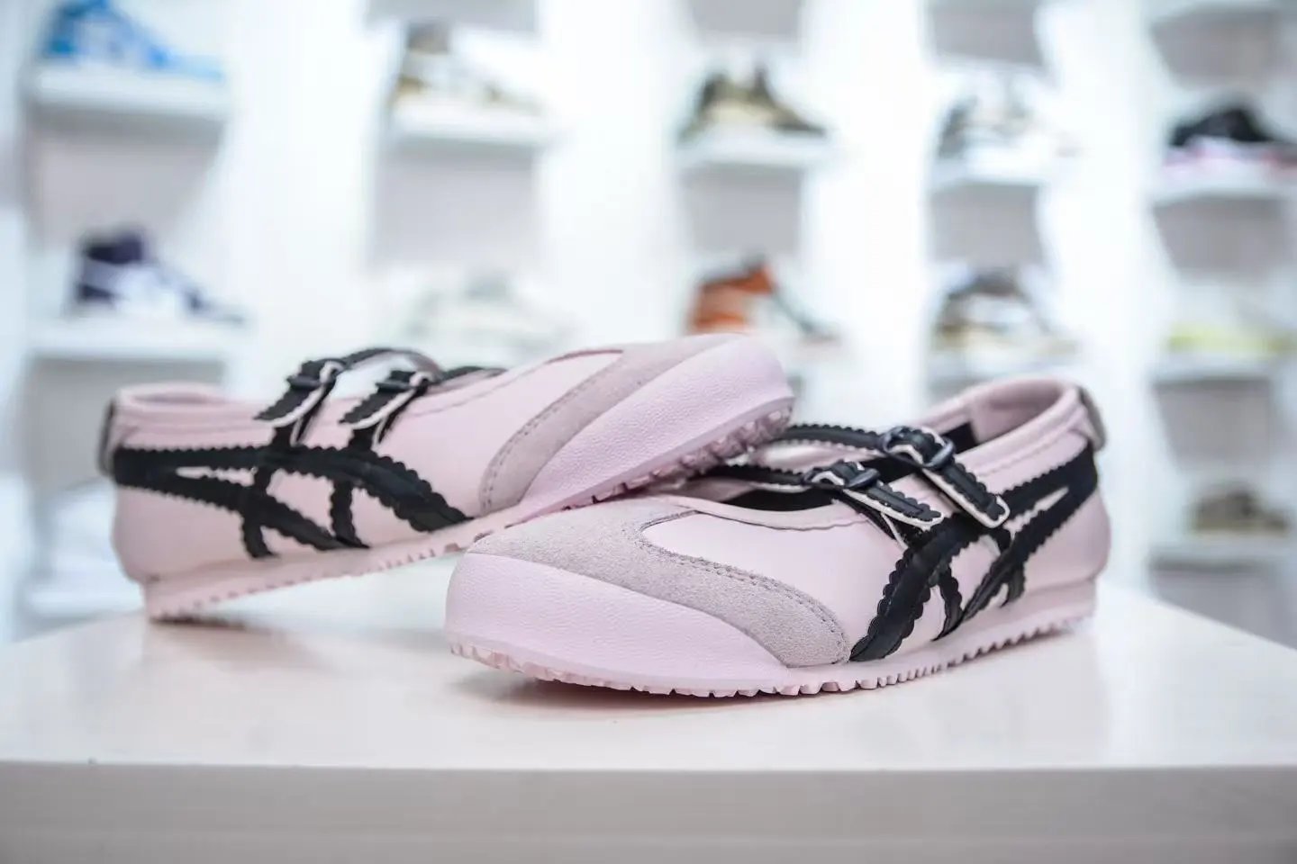 Onitsuka Tiger Asics Onitsuka Tiger Mexico 66 White Pink Sneakers Running Shoes - 18
