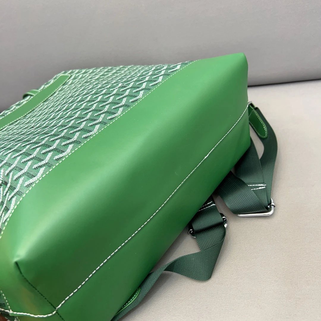 Goyard Saint Louis Backpack Gray and Tan Canvas - 9