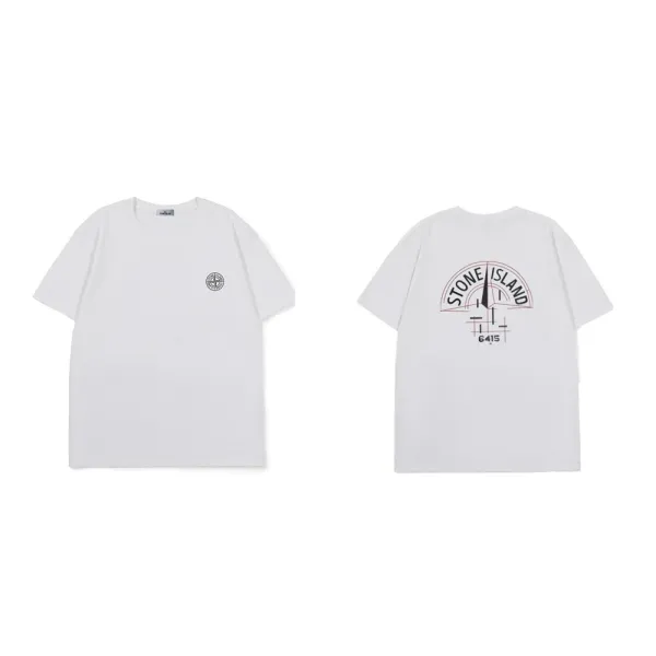Stone Island Compass Logo T-Shirt Gray - 14