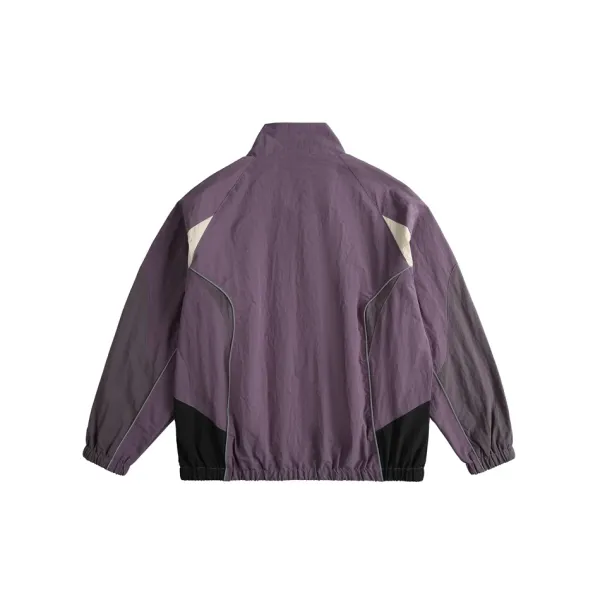 Design Future Windbreaker Navy Beige Blue Outerwear - 8