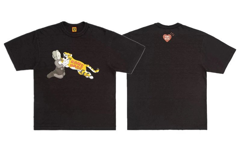 Human Made x KAWS Human Made Black T-Shirt - 4