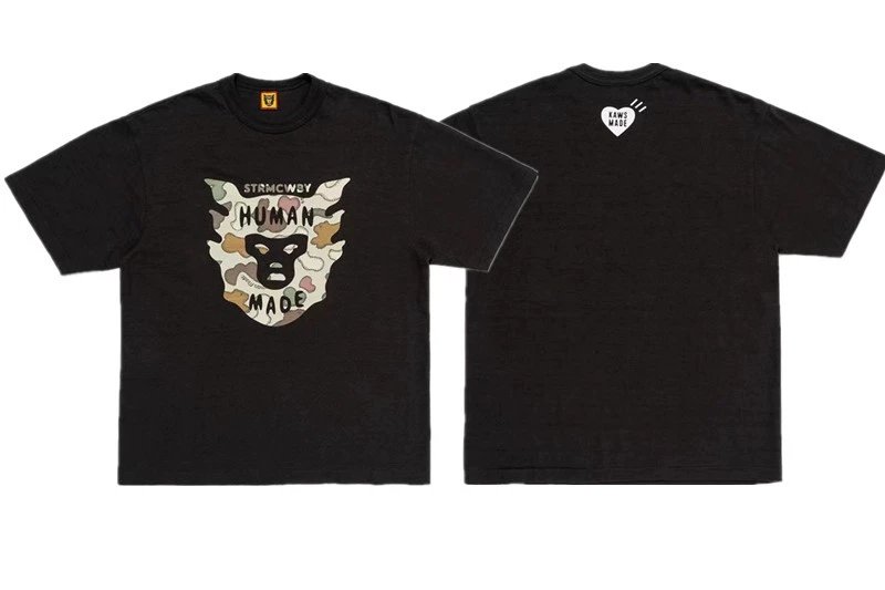Human Made x KAWS Human Made Black T-Shirt - 24