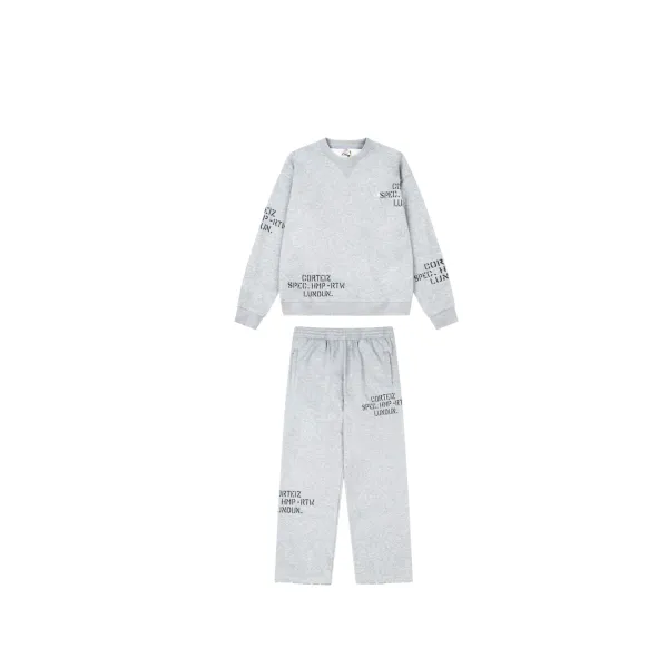 Corteiz Spec HMP-RTW Gray Sweat Set - 1