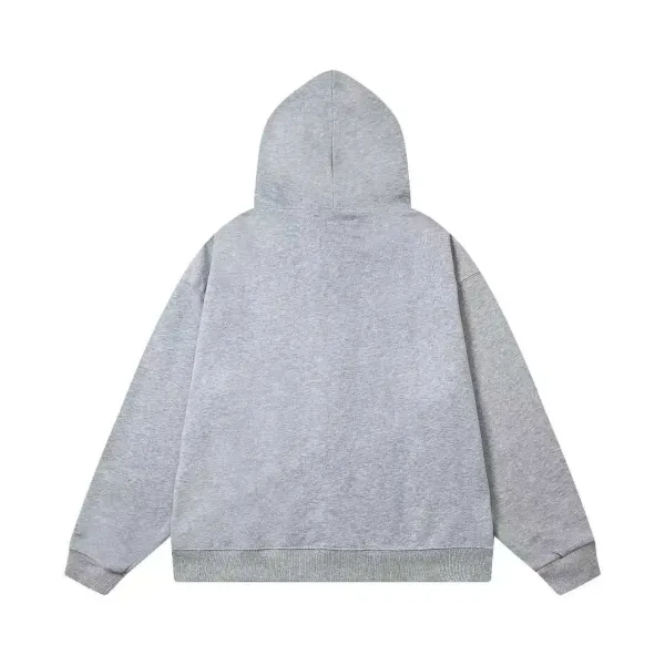 Supreme Archive Logo Zip-Up Hoodie Gray - 9