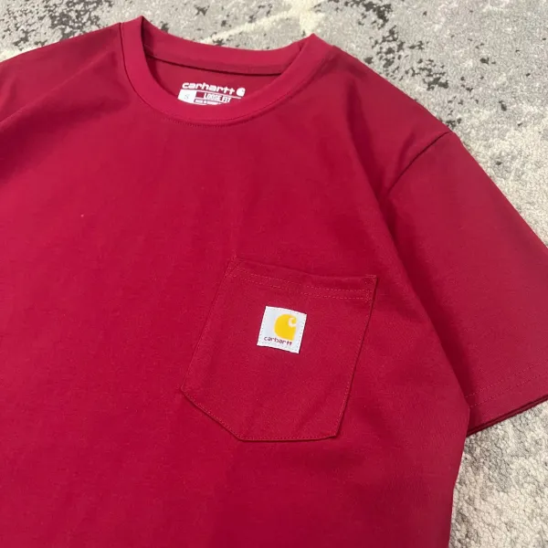 Carhartt Work In Progress Carhartt WIP Pocket T-Shirt Light Blue T-Shirt T-Shirts - 14
