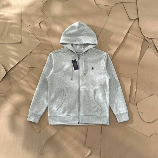 Design Full-Zip Hoodie Royal Blue - 11
