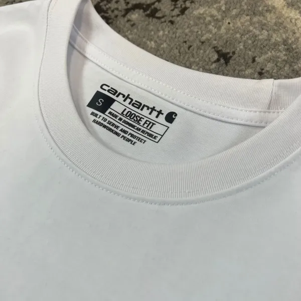 Carhartt Work In Progress Carhartt WIP Pocket T-Shirt Light Blue T-Shirt T-Shirts - 33