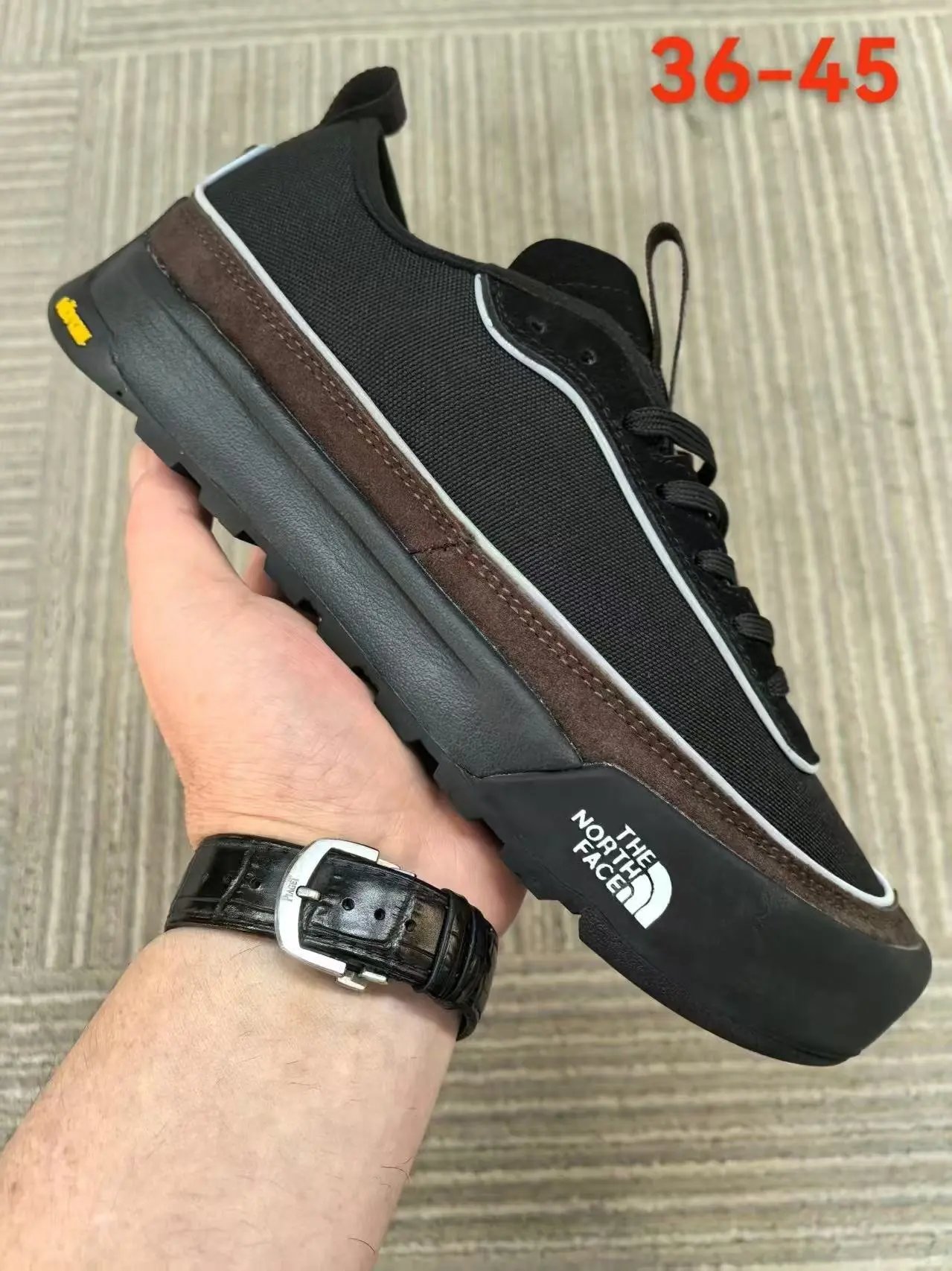 The North Face Venture Sneaker Gray Black Casual Shoes - 8
