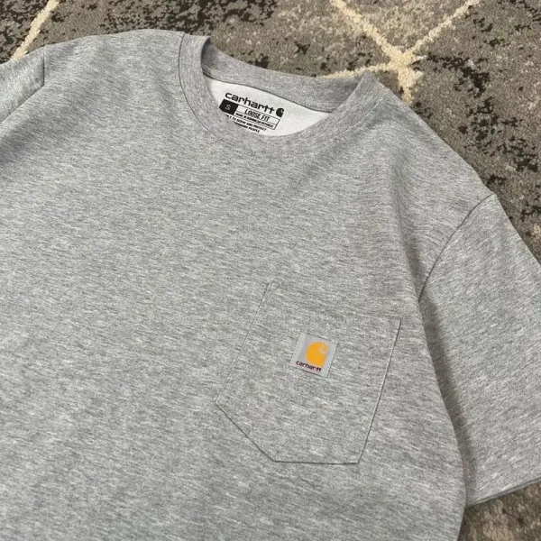 Carhartt Work In Progress Carhartt WIP Pocket T-Shirt Light Blue T-Shirt T-Shirts - 40