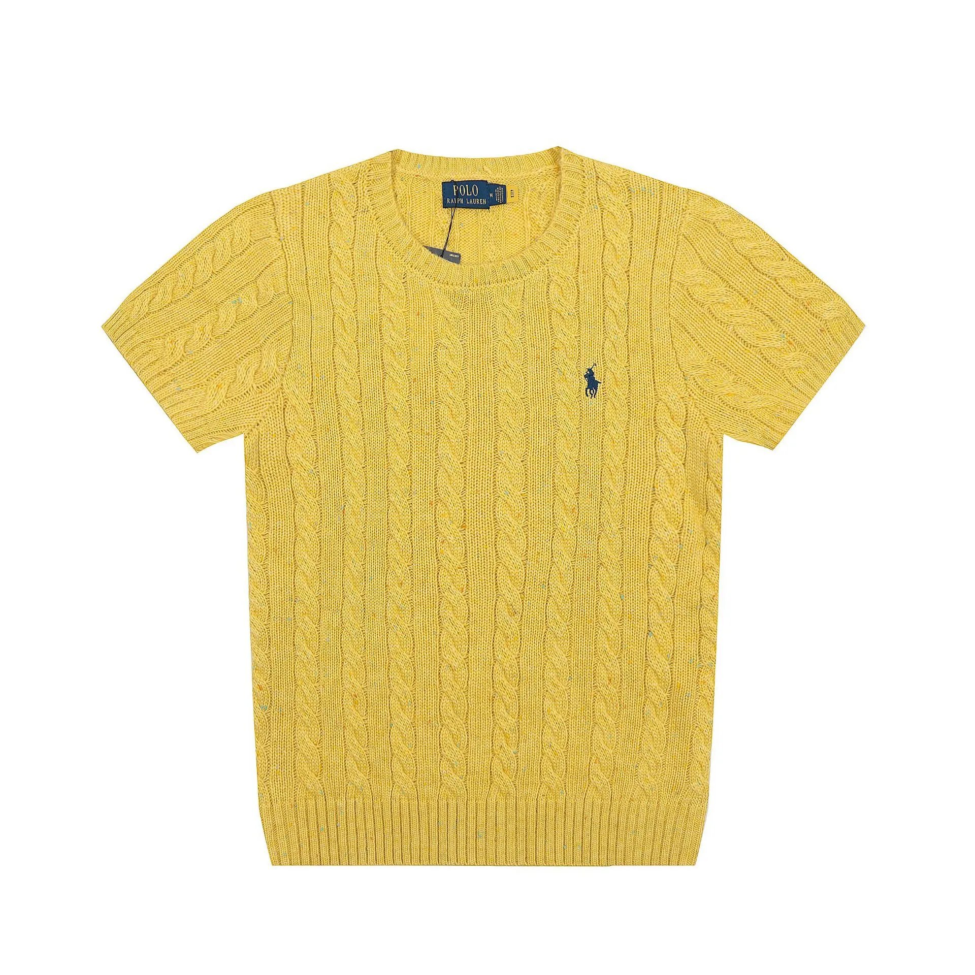 Polo Ralph Lauren Cable Knit Polo Gray Sweater - 32