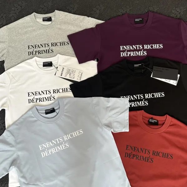 Enfants Riches Déprimés Logo Print Black T-Shirt - 3