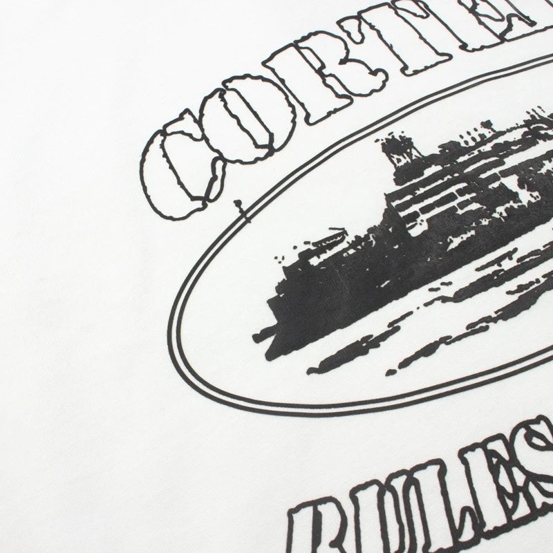 Corteiz Rules The World Ringer T-Shirt Gray - 14