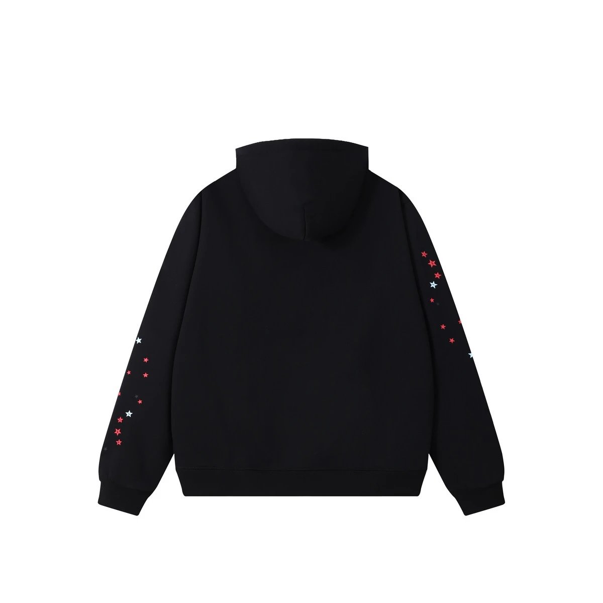 SP5DER Outline Star Black Hoodie - 6