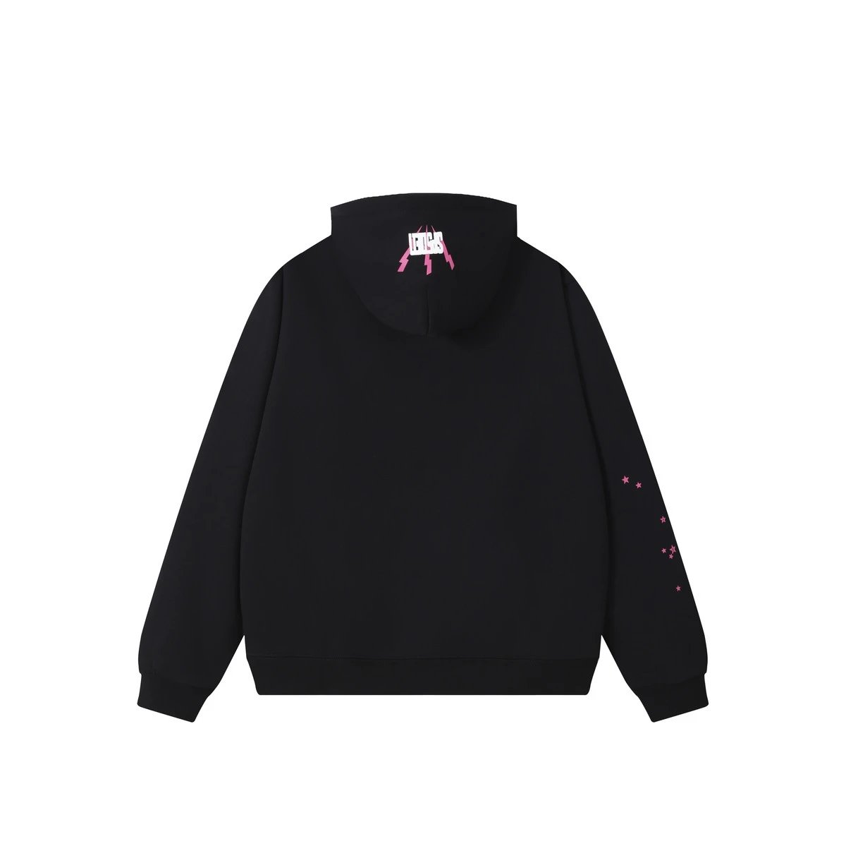 SP5DER Outline Star Black Hoodie - 34
