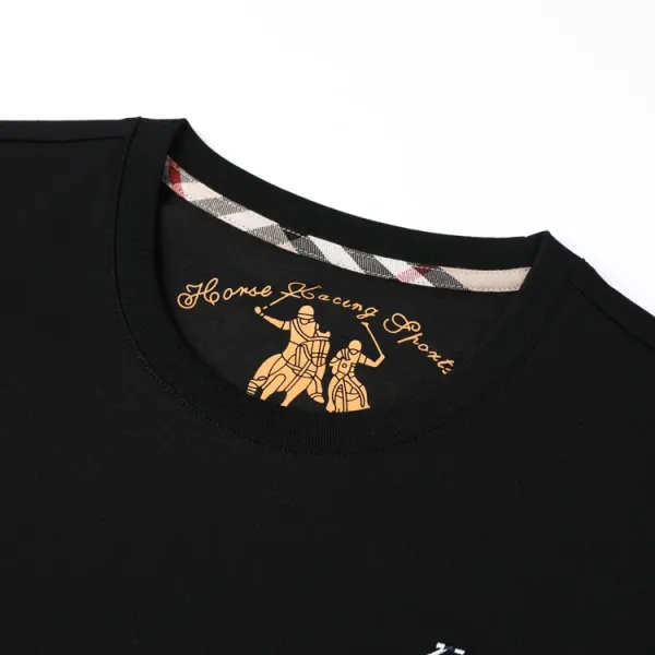 Design Polo Ralph Lauren Inspired Green T-Shirt with Horse Polo Embroidery - 8