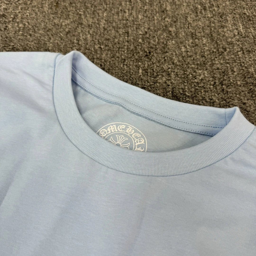 Chrome Hearts Long Sleeve T-Shirt Light Blue - 10