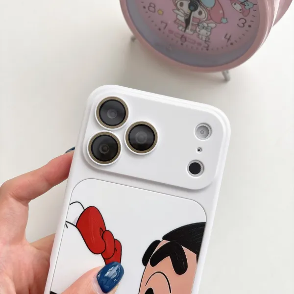 Hello Kitty x Crayon Shin-chan Phone Case White - 5