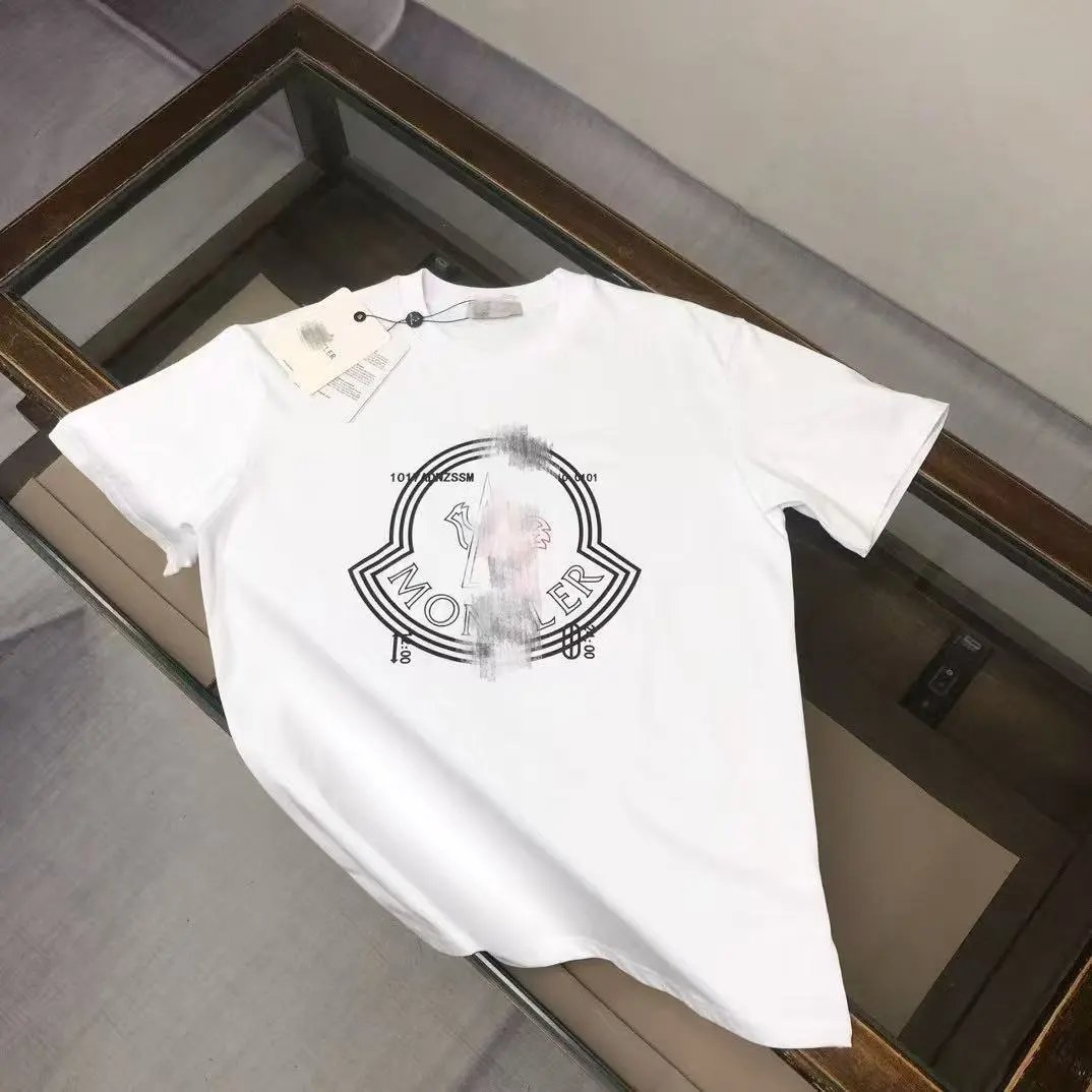 Moncler Logo Print Black T-Shirt - 8