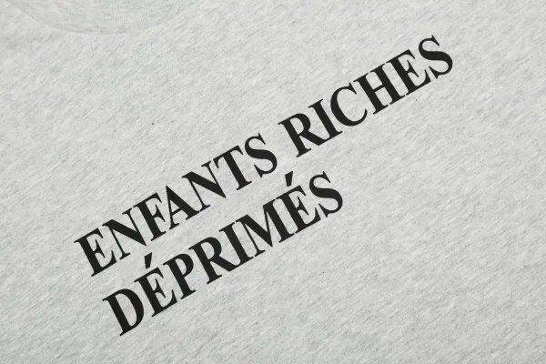 Enfants Riches Déprimés Logo Print Black T-Shirt - 37