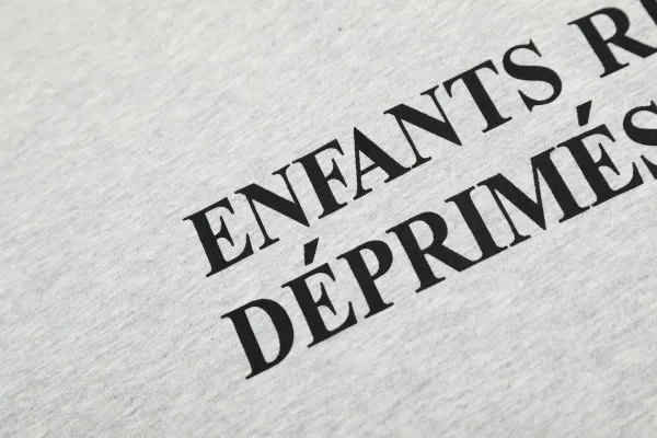 Enfants Riches Déprimés Logo Print Black T-Shirt - 38
