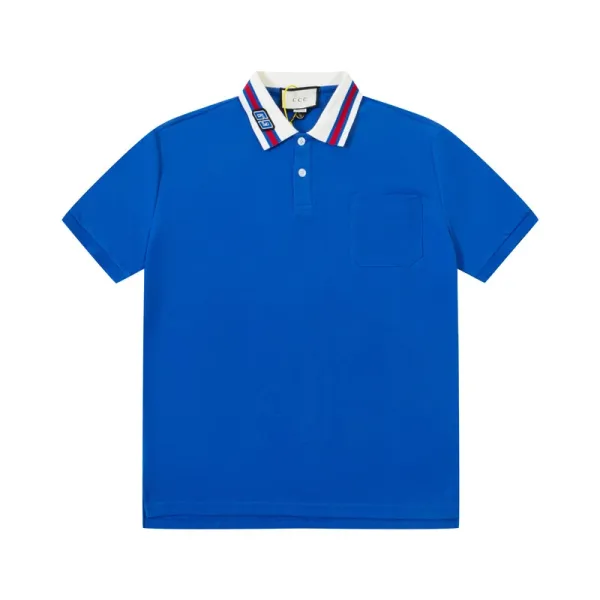 Gucci Tennis Polo Royal Blue Polo Shirt - 1