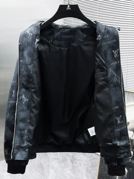Gucci GG Monogram Sheer Jacket Black Outerwear Jacket - 4