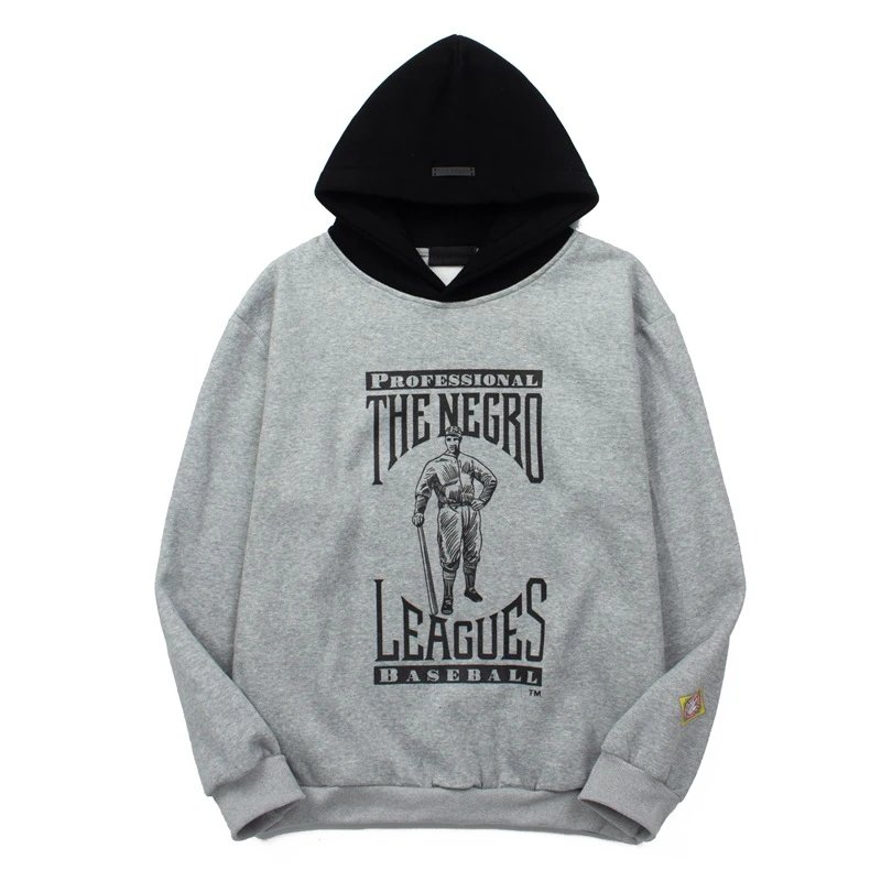 Mitchell & Ness Professional Negro Leagues Baseball Hoodie Gray - 5