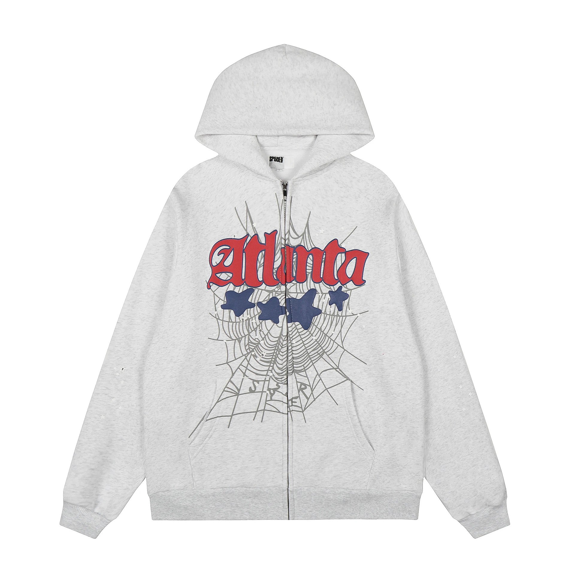 SP5DER Outline Star Black Hoodie - 53