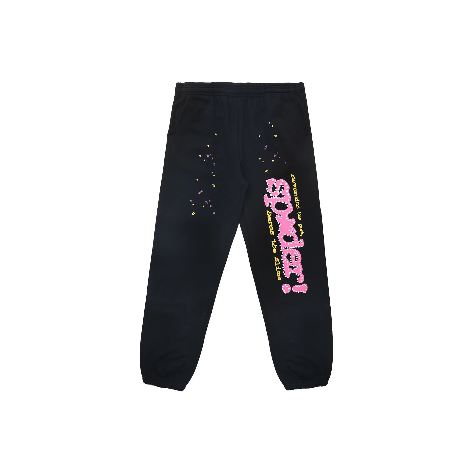 SP5DER Outline Star Black Hoodie - 60