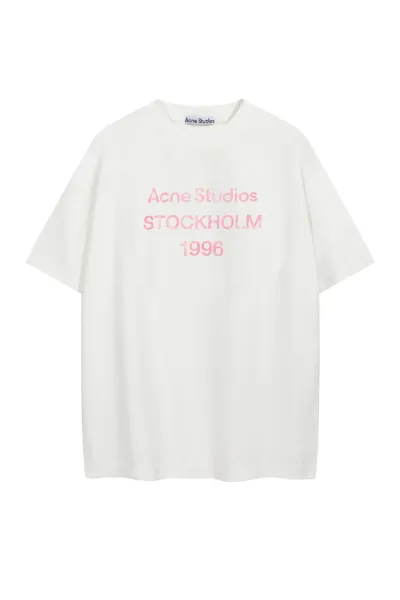 Acne Studios Stockholm 1996 Print T-Shirt White - 1